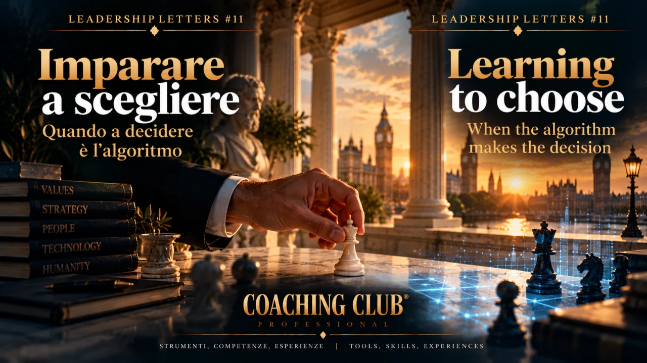 Leadership Letters #11 — Imparare a scegliere. Quando a decidere è l'algoritmo