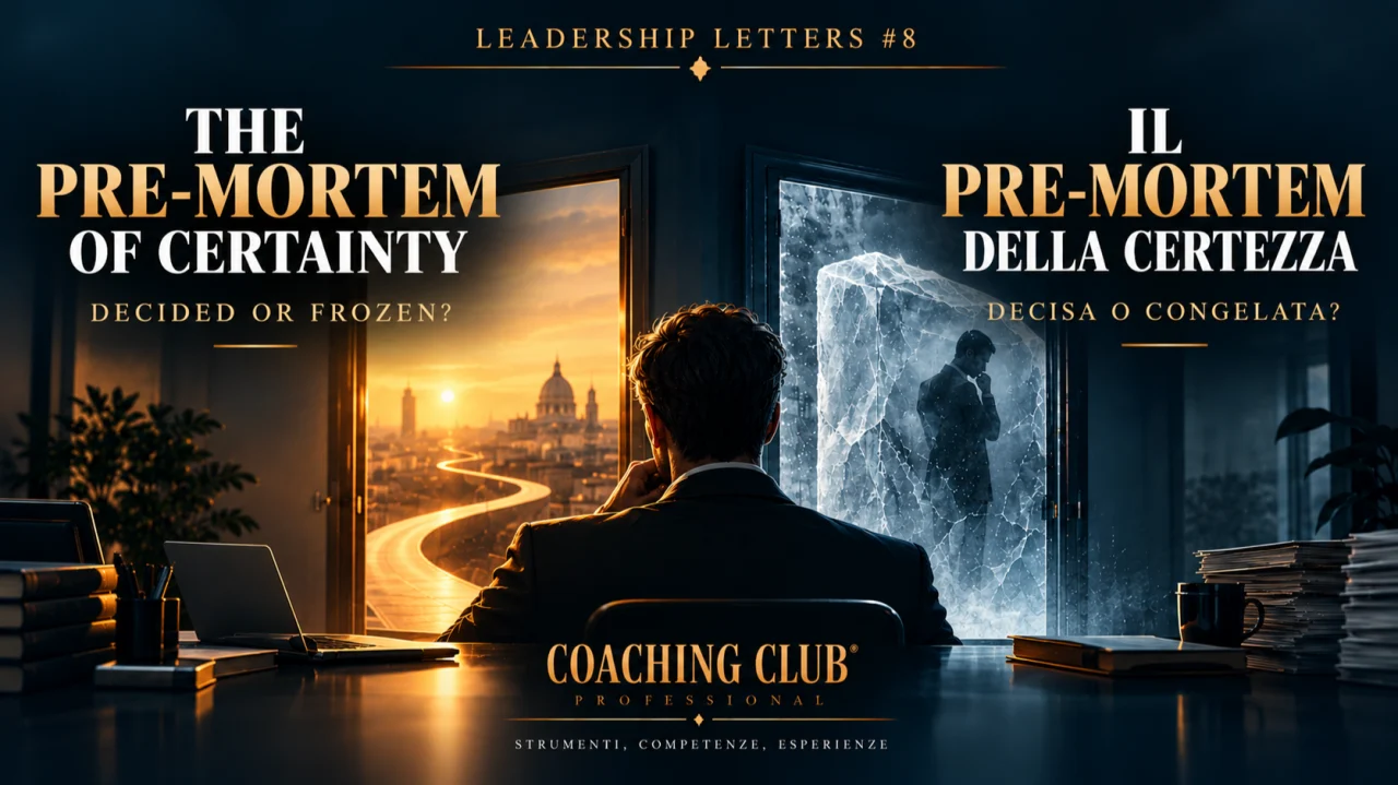 Leadership Letters #8 — Il pre-mortem della certezza